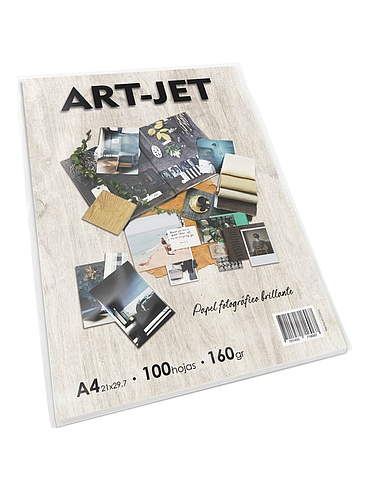 Papel Fotografico Brillante A4 160g 100h ArtJet