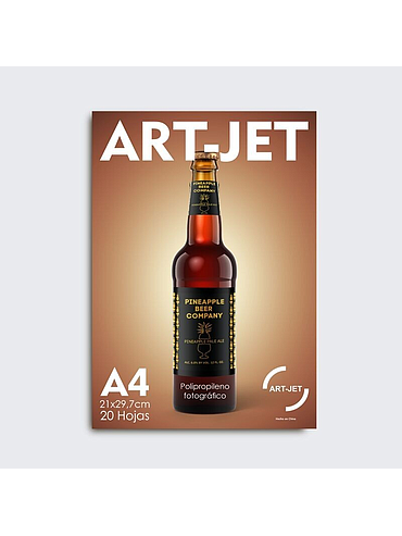 Film Polipropileno Autoadhesivo A4 20h ArtJet