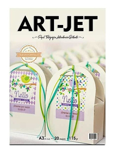 Papel Autoadhesivo Brillante A3 115g 20h ArtJet