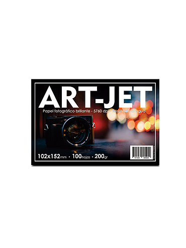 Papel Fotografico Brillante 5R (13x18) 200g 100h ArtJet