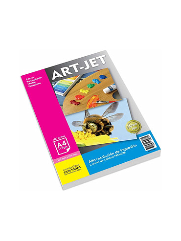 Papel Fotografico Mate A4 110g 100h ArtJet