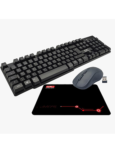 Combo Teclado Mouse y Pad inalambrico CBG-012 GTC