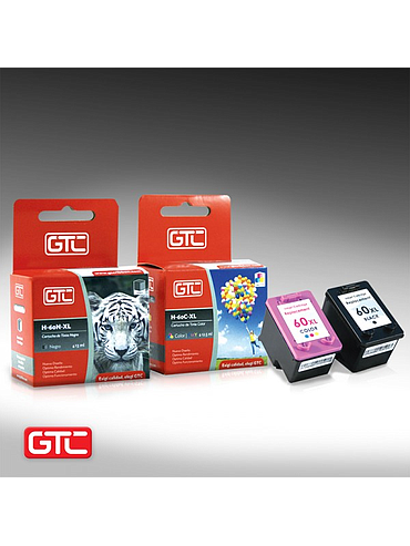 Cartucho GTC p/HP 664C-XL Color