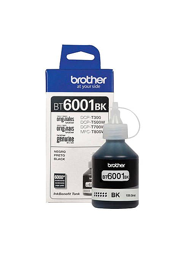 Tinta Brother BT6001BK Negro