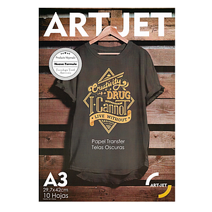 Papel Transfer Tela Oscura A3 10h ArtJet