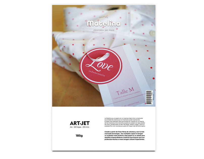 Papel Matelina A4 Corteza de Pino 185g 50 Hojas ArtJet