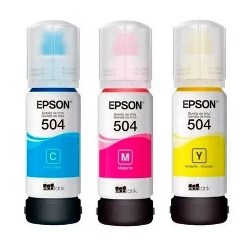 Botella de Tinta EPSON 504 Colores