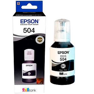 Botella de Tinta EPSON 504 Negro