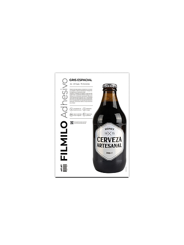 Filmino Adhesivo Gris Espacial 20h ArtJet