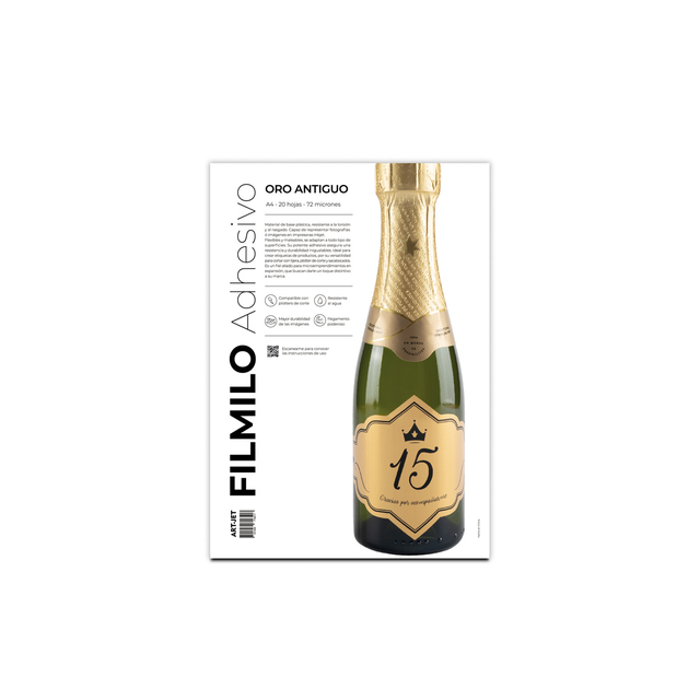 Filmino Adhesivo Oro Antiguo 20h ArtJet