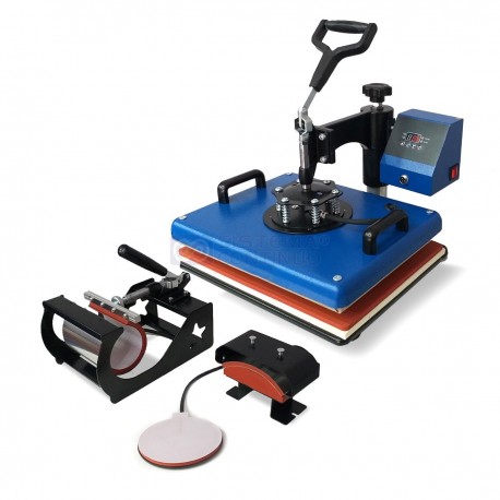Estampadora Sublimadora Plancha 30x38 Combo 4 en 1 Senko
