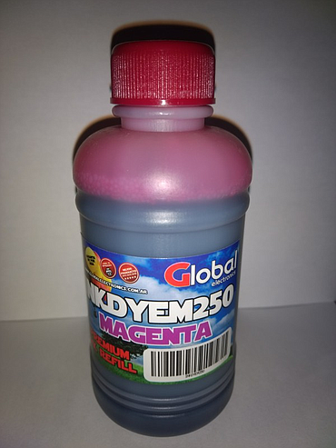 Botella de Tinta Universal Global Magenta 250ml