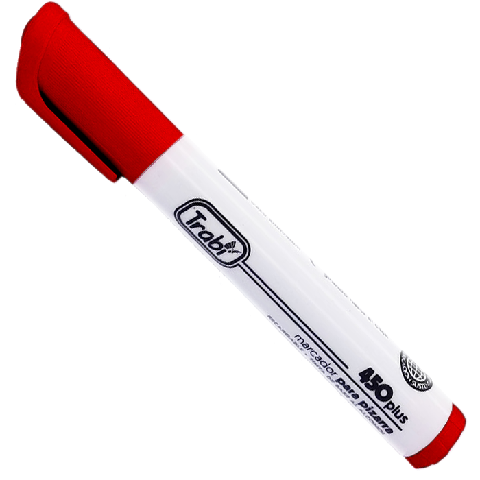 Marcador Pizarra Trabi 450 Plus Rojo