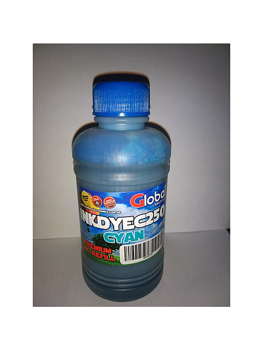 Botella de Tinta Universal Global Cyan 250ml
