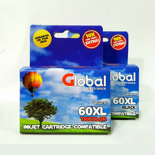 Cartucho Global p/HP 662C-XL Color