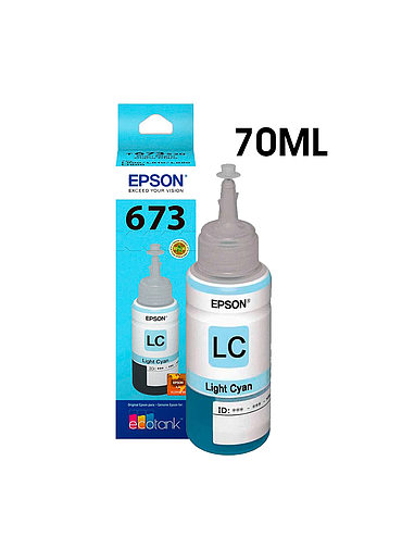Botella de Tinta EPSON 673 Light Cian