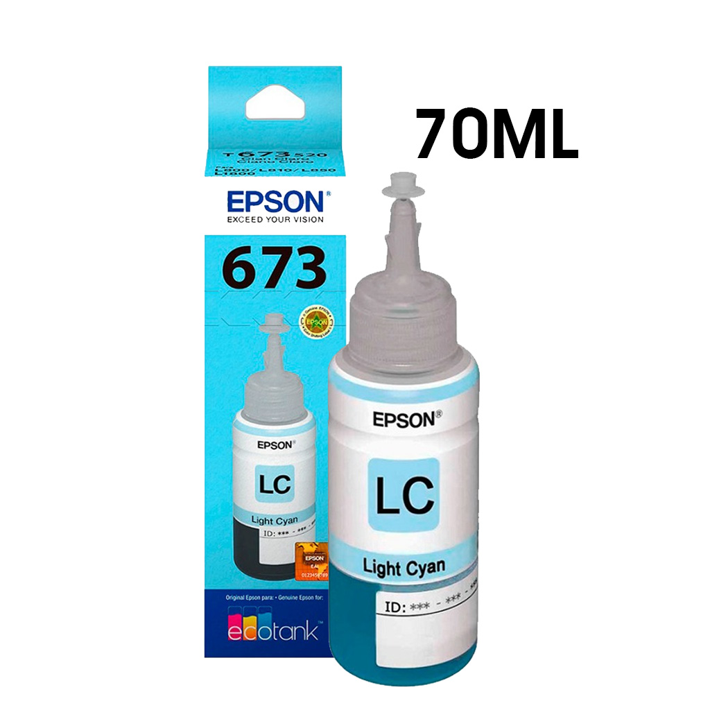 Botella de Tinta EPSON 673 Light Cian
