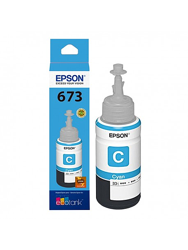 Botella de Tinta EPSON 673 Cian