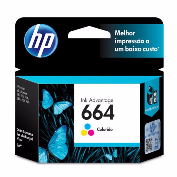 Cartucho HP 664 Color