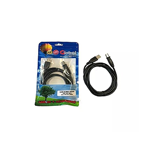 Cable USB 5 metros para Impresora Global