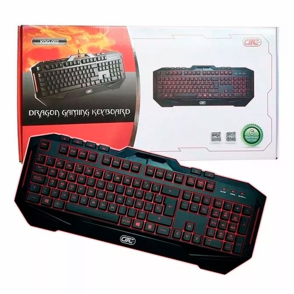 Teclado Gaming KGG.002 USB Dragon Luminoso GTC