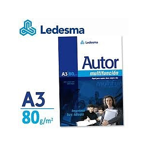 Resma Autor A3 80 gr