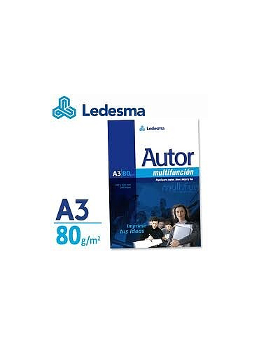 Resma Autor A3 80 gr