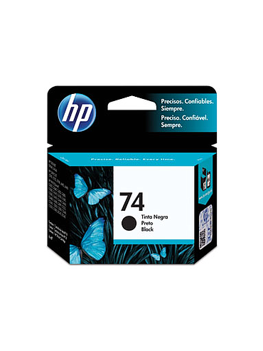 Cartucho HP 74 Negro