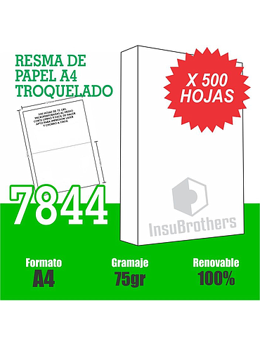 Resma Troquelada 7844 Punax A4