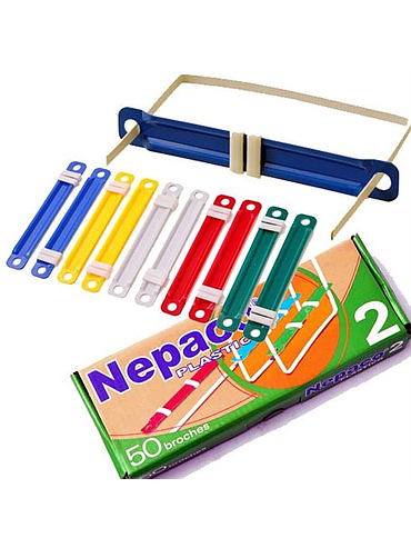 Caja de Broches NEPACO Plastico N2 (caja x50)