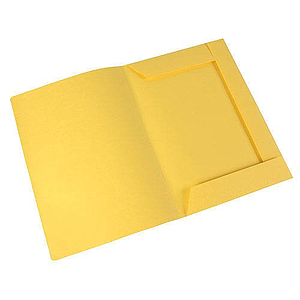 Carpeta 3 Solapas F/40 Oficio Amarillo