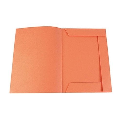 Carpeta 3 Solapas F/40 Oficio Rosa