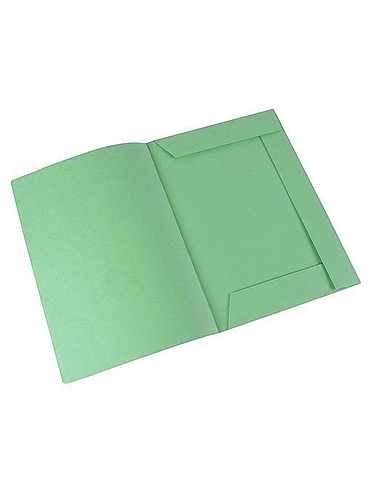 Carpeta 3 Solapas F/40 Oficio Verde