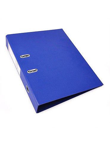 Bibliorato PVC A4 Lomo Alto Azul