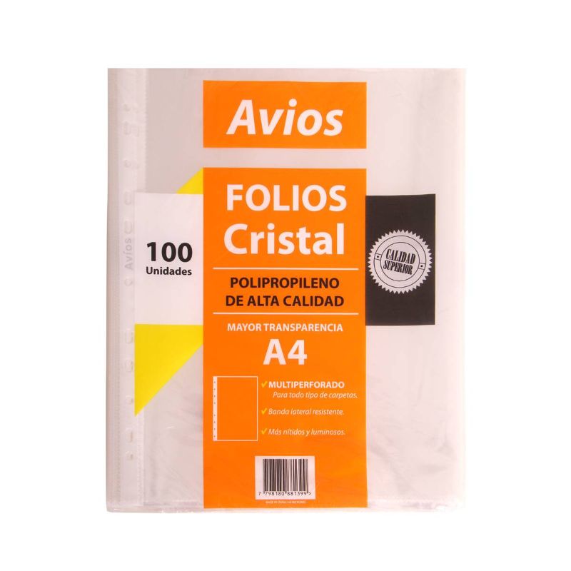 Folio A4 Avios x100