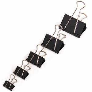 Binder Clip Negro N°2 25 mm Caja x12