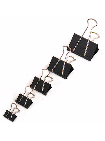 Binder Clip Negro N°2 25 mm Caja x12