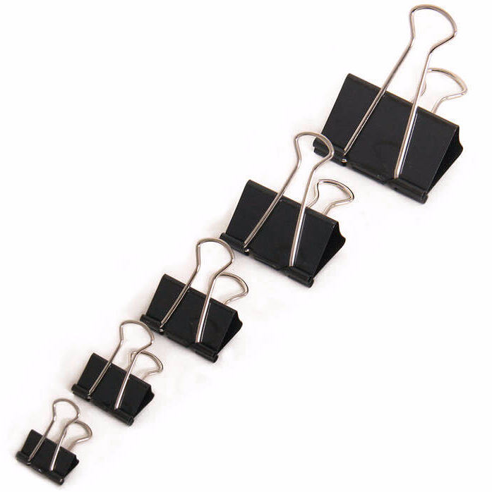 Binder Clip Negro N°2 25 mm Caja x12