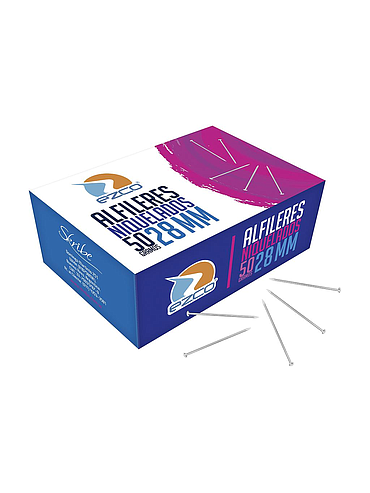 Alfileres Niquelados 28 mm x50g