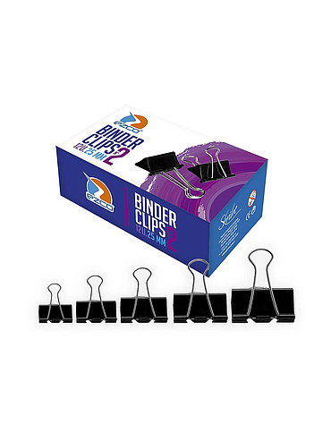 Binder Clip Negro N°5 51 mm Caja x12