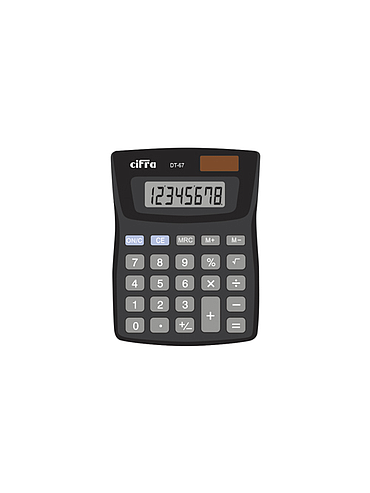Calculadora de Escritorio Cifra DT-67