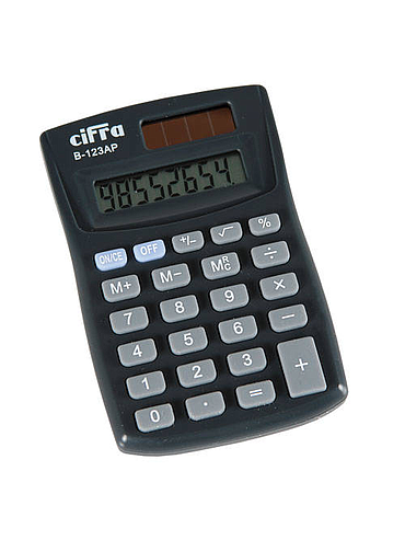 Calculadora de Bolsillo Cifra B-123AP