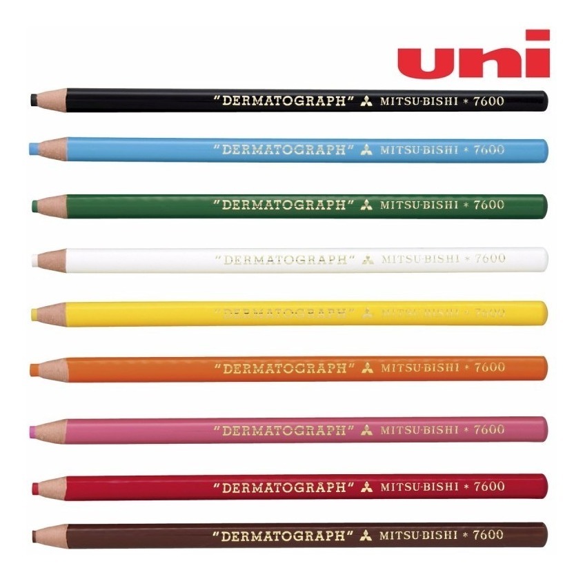 Lapiz Mitsubishi Dermatografico Uni 7600 (Caja x12)