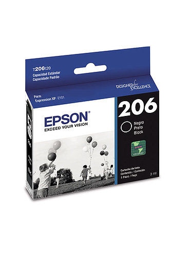 Cartucho EPSON 206 Negro