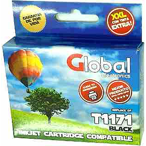 Cartucho Global p/EPSON T1171 Negro