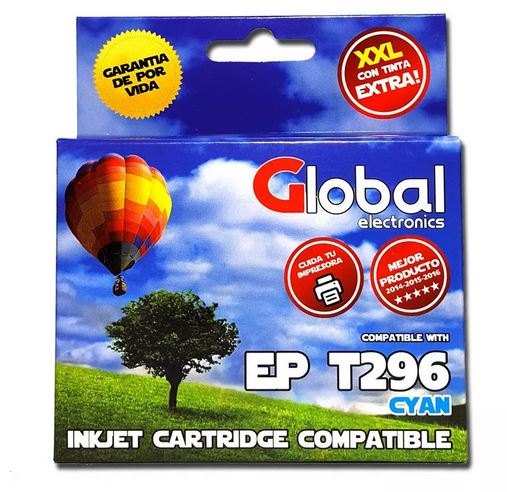 Cartucho Global p/EPSON 296 Cyan