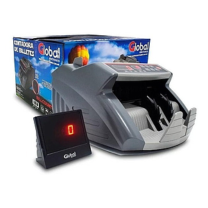 Contadora de Billetes c/ Doble Visor Global