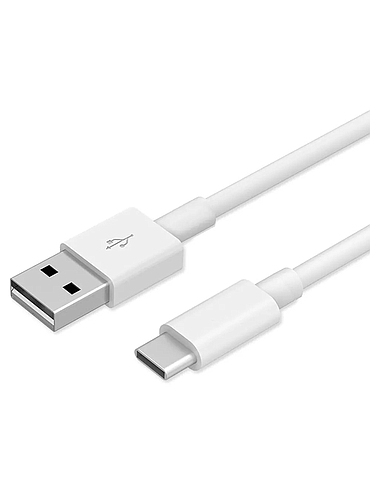 Cable USB tipo C Blanco 1 Metro