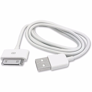 Cable IPhone 2-3G-3Gs-4-4s / Ipad 1-2-3 Blanco 1 Metro