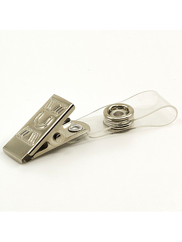 Broche Metalico con Tira de PVC